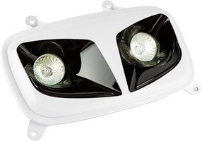 Koplamp Unit Wit Zwart X Halogeen Audi Look Yamaha Bws Naked Mbk