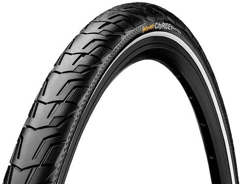 Fiets Buitenband Continental Ride City Puncture ProTection 28 x 1.75" / 47-622 - Zwart Met Reflectie