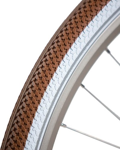 Fiets Buitenband Cortina btb Canberra 28 x 1.75 caramel/wit refl