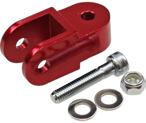 Schokbrekerverlenger Rood Aprilia / AGM / Beta / BTC / CPi / Iva / Kymco / Keeway / Malaguti / Mbk / Peugeot / Sym / Yamaha - Lengte 40mm