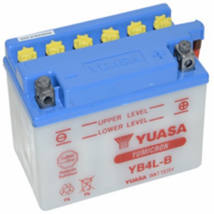 Batterie Fifty YB4L-B 12V 4Ah gel Derbi Senda, Gilera Smt, Rieju