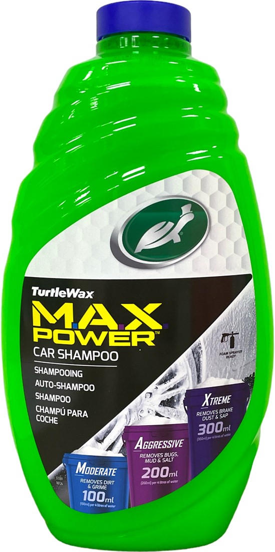 Turtle Wax Car Shampoo Max Power 4 Lt